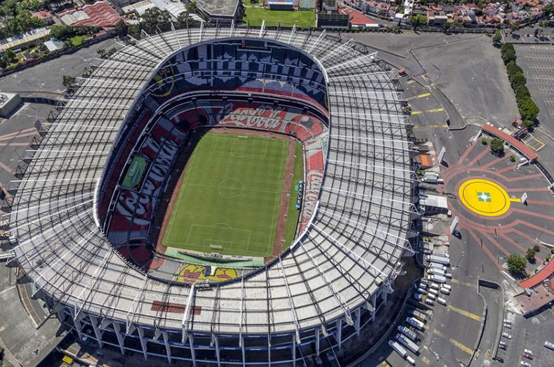 Azteca là sân vận động Mexico City với sức chứa 87.523 chỗ Azteca là sân vận động Mexico City với sức chứa 87.523 chỗ