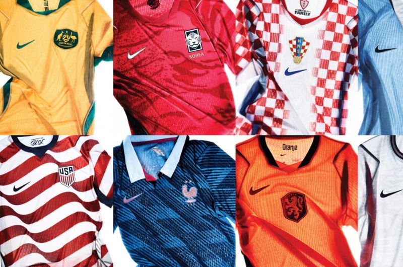 Nike là một thương hiệu tài trợ cho các đội tuyển Brazil, Pháp, Mỹ Nike là một thương hiệu tài trợ cho các đội tuyển Brazil, Pháp, Mỹ