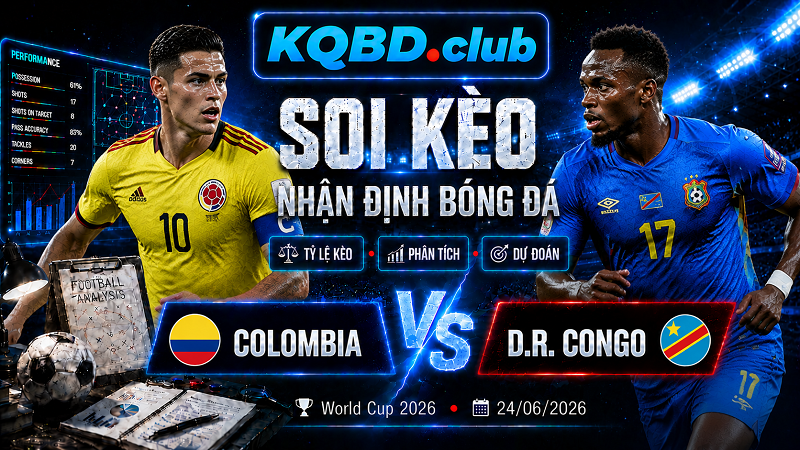 Đội hình dự kiến trước trận Colombia và D.R. Congo Đội hình dự kiến trước trận Colombia và D.R. Congo